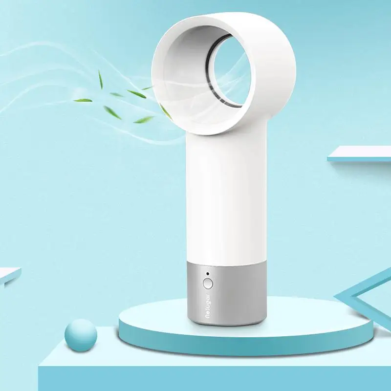 

Adoolla Mini Portable Bladeless R2 Handheld USB Charging Tabletop Fan