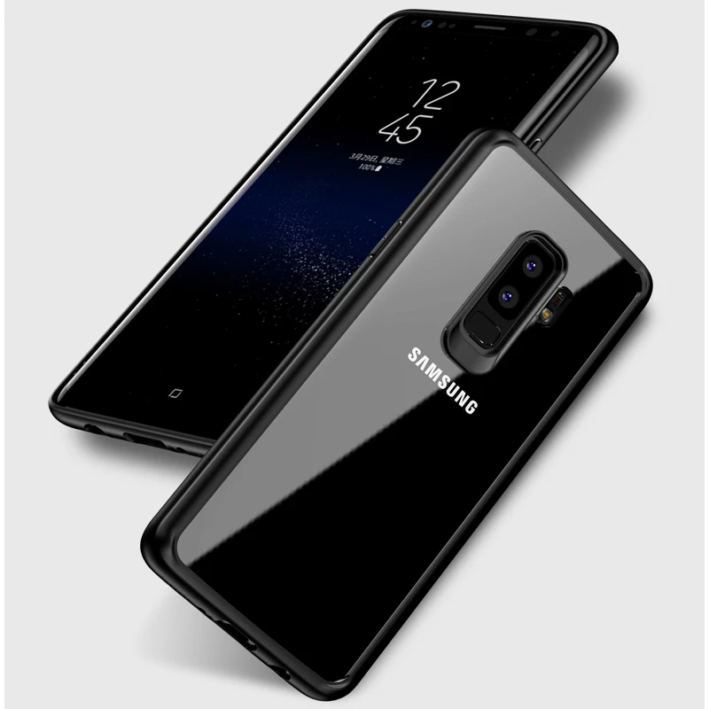 Жесткий Пластиковый Акриловый чехол для Samsung Galaxy Note 9 прозрачный S9 Plus 8 |