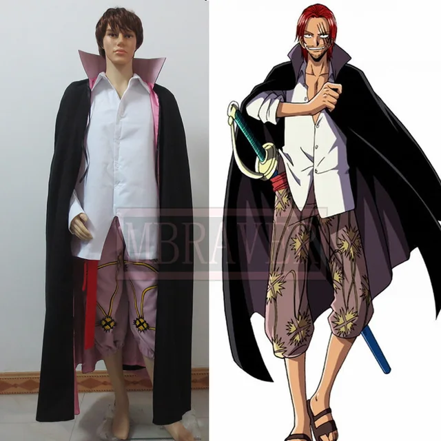 One Piece Shanks Cosplay Costume 