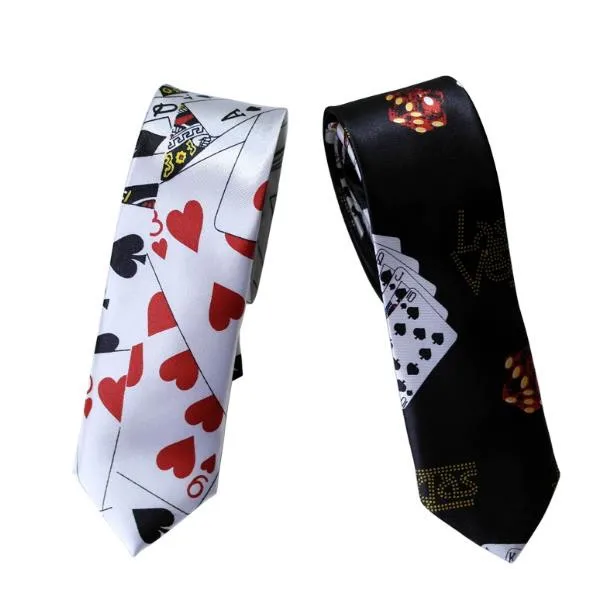 

Free shipping Pack of 2 Magician's Tie White and Black - Magic Trick,Magic Accessories,Stage Magic,card magic props