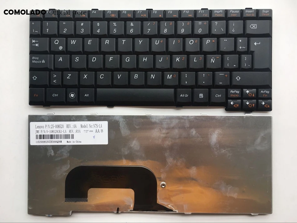 LA Latin keyboard for Lenovo S12 K23 K26 Black Laptop Keyboard LA Layout