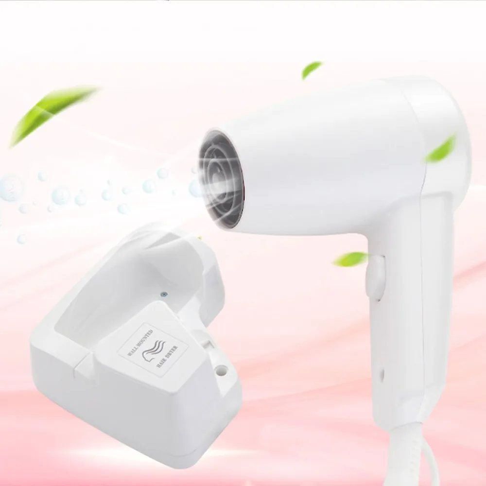 1200W Electric Wall Mount Hair Dryer Hotel bathroom Home Bathroom Hair Dryer Skin 220v 50Hz Hanging Wall Hanging Hair Dryer