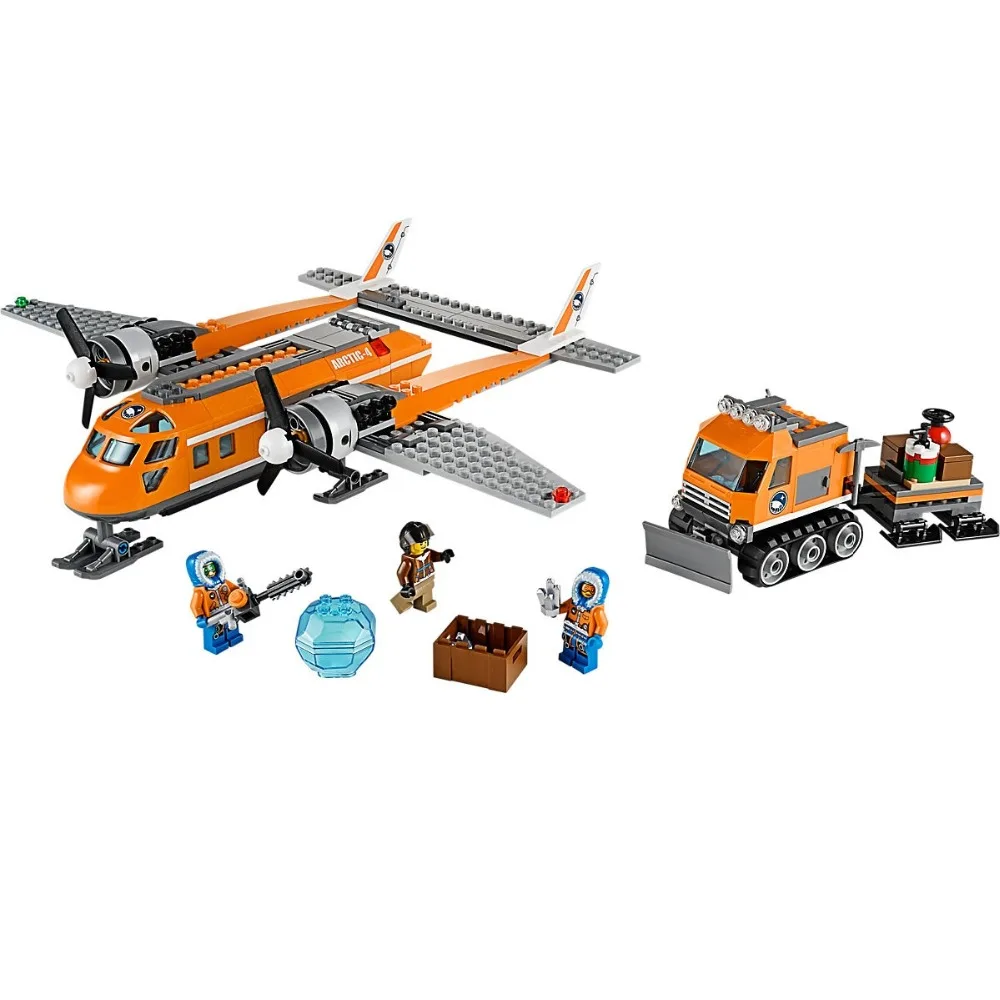 2019 Legoings все серии СОВМЕСТИМЫ Арктический город кирпичи снегоход льда CrawlerBuilding