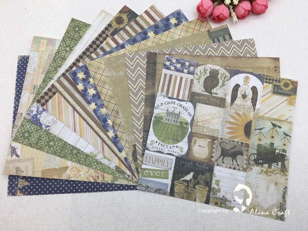 8-4 patterned paper