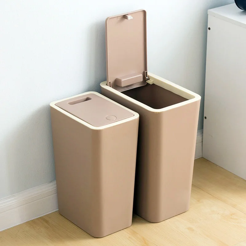 8л+ 12л прессованная корзина для мусора, пластиковая прямоугольная мусорная корзина для кухни, офиса, туалетной бумаги, корзина для ванной комнаты, гостиной, дома, мусорная корзина