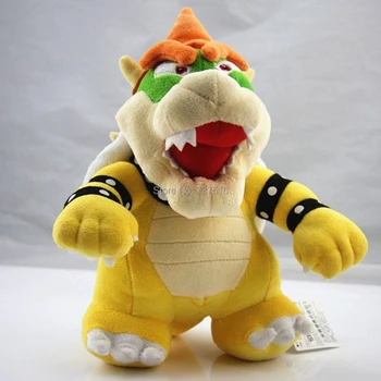 

Super Mario 10" Standing King Bowser Koopa Plush Toy Stuffed Animal Great Gift
