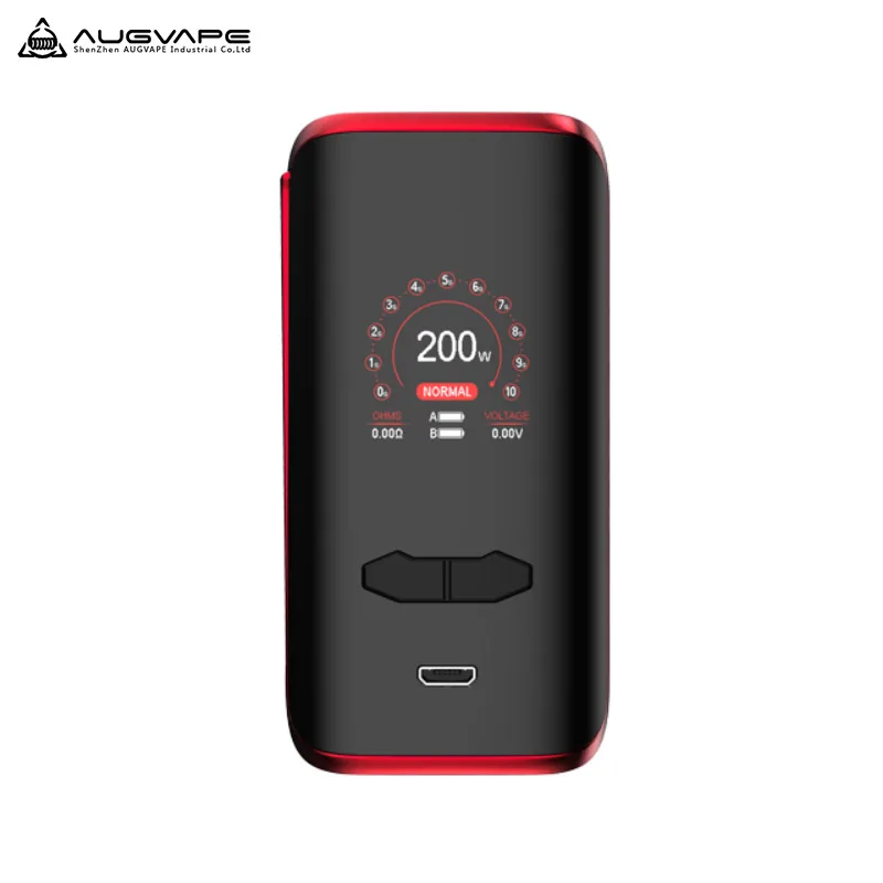  Augvape VX200 200W TC Box Mod Vape Mod Box By Dual 18650 Battery 1.3 Inch Display Vape Vaporizer VS