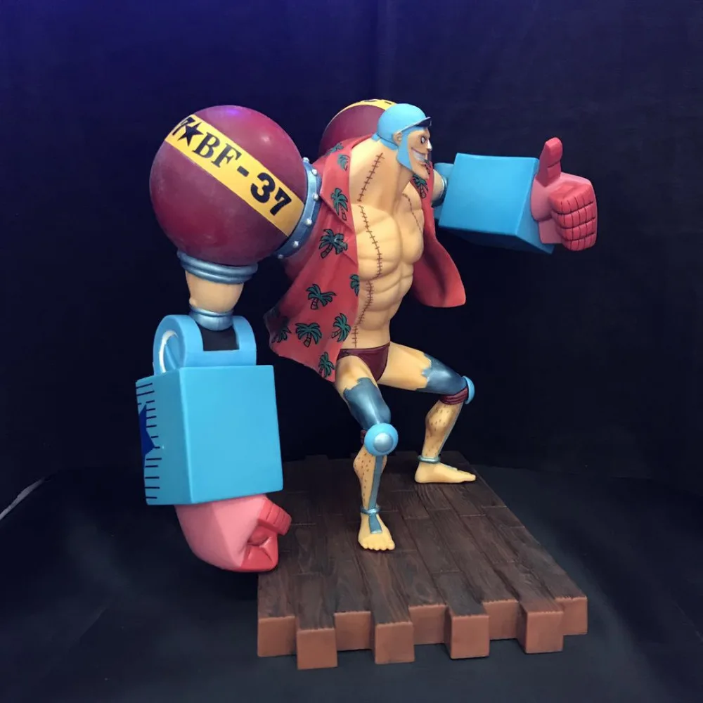 One Piece Franky Action Figure Second Ver. Romance Dawn Franky PVC figure Garage Kit Toy Anime