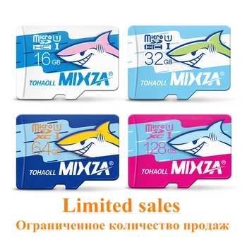 MIXZA Shark edition memory card 8GB 16GB 32GB 64GB 128GB micro sd card class10 flash card Memory microsd for smartphone