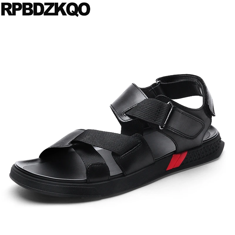 

roman casual designer famous brand men gladiator sandals summer native open toe shoes nice italian high quality genuine leather