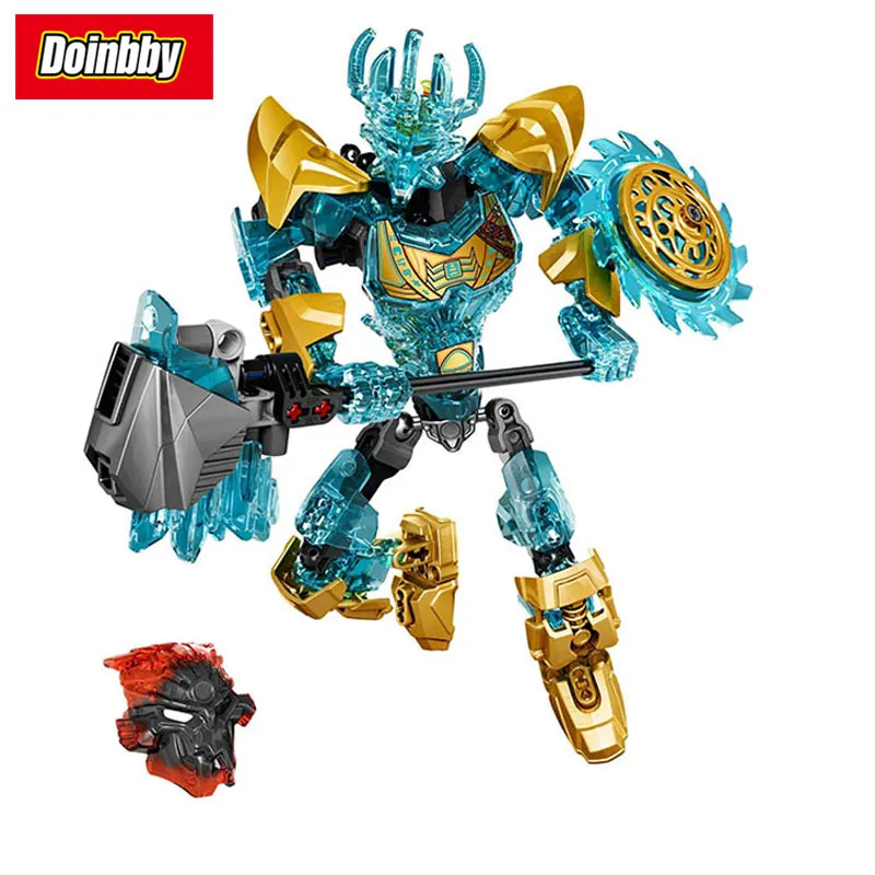 

Bionicle 613-1 Ekimu the Mask Maker Biochemical Warrior Maker Compatible with Legoings Bionicle Hero Building Block Toys