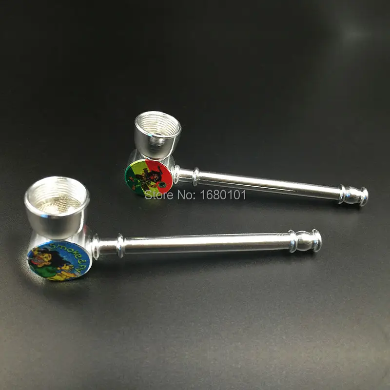 Small aluminum pipe, pattern printing weed pipes smoking, smoking weed