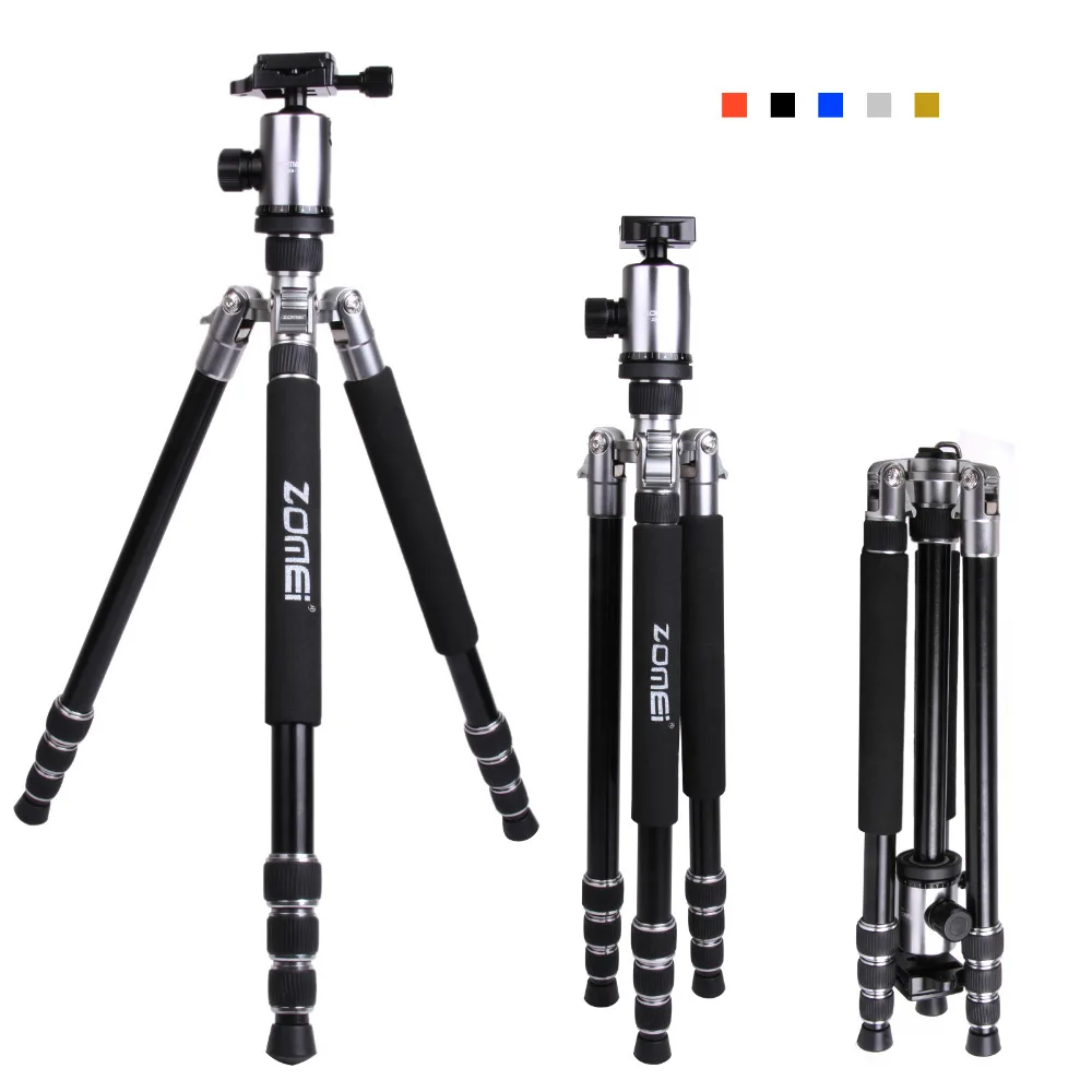 ZOMEI Королевский Синий Z888 Профессиональный Портативный Штатив Монопод|monopod|monopod