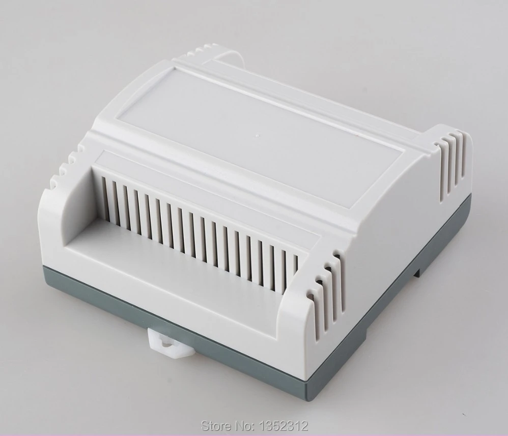6 pcs/lot 112*108*56mm din rail enclosure PLC plastic industrial box