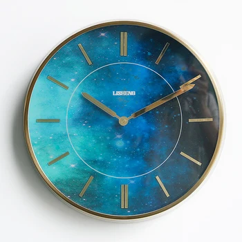 

Modern Minimalist Creative Wall Clock Designers Living Room Metal Wall Clock Roman Numerals Zegar Wall Clocks Home Decor 50w003