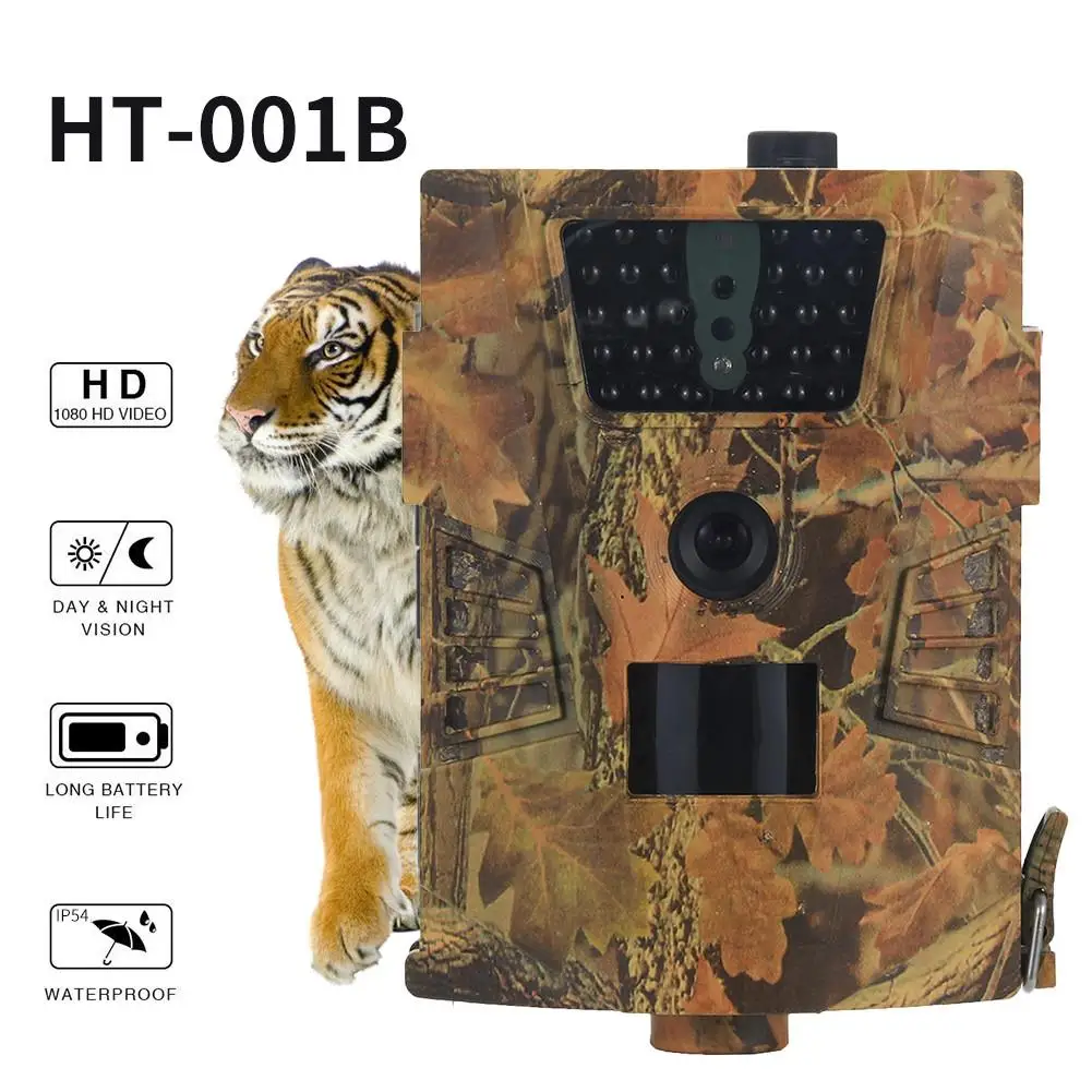 HT-001B 1080P HD уличная Водонепроницаемая ИК Индукционная охотничья камера ночного видения монитор охотничья камера