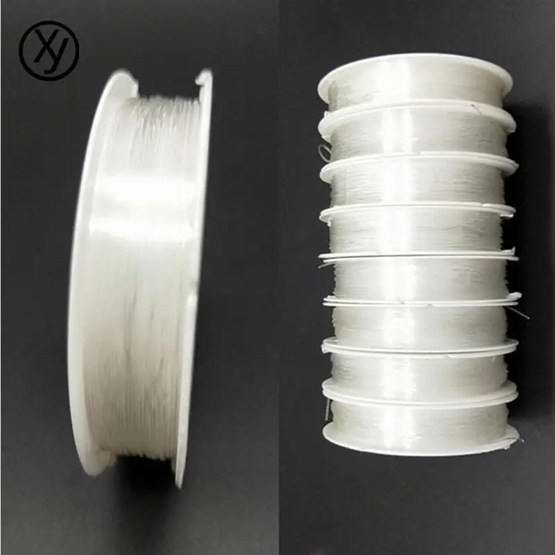 

Bracelet Necklace DIY 0.5-1.0MM 1 Roll Jewelry Findings Quality Strong Stretchy Elastic Rope Transparent String Cord Beading for