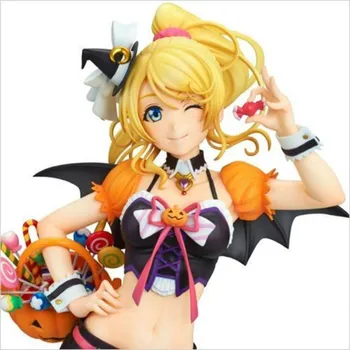 

Anime Love Live Eli Ayase Ellie Halloween Festival Pumpkin School Idol Project Action Figure Toys 25cm PVC Collection Model Gift