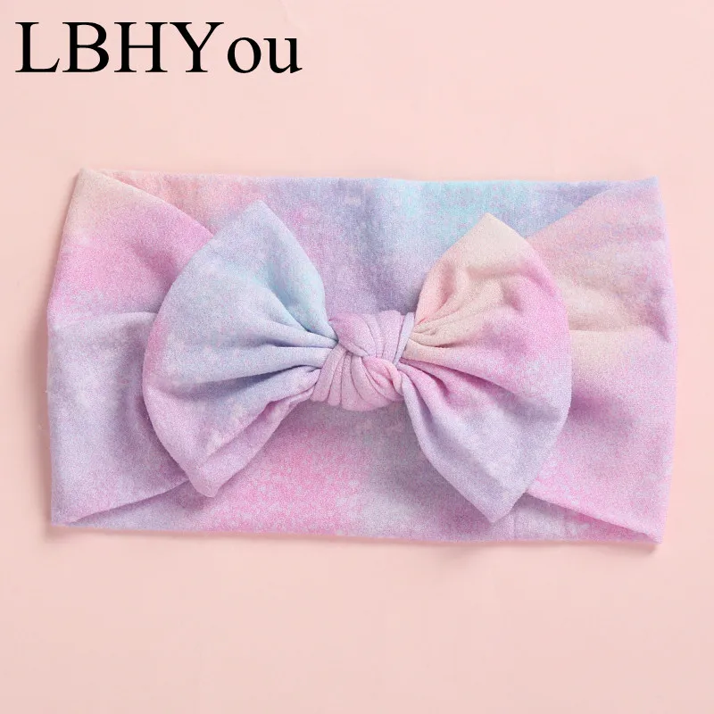 

15pcs Super Cute Starry Sky Bling Knot Turban Head Wraps,Soft Wide Classic Bows Nylon Headbands,Newborn Baby Girls Head Wear