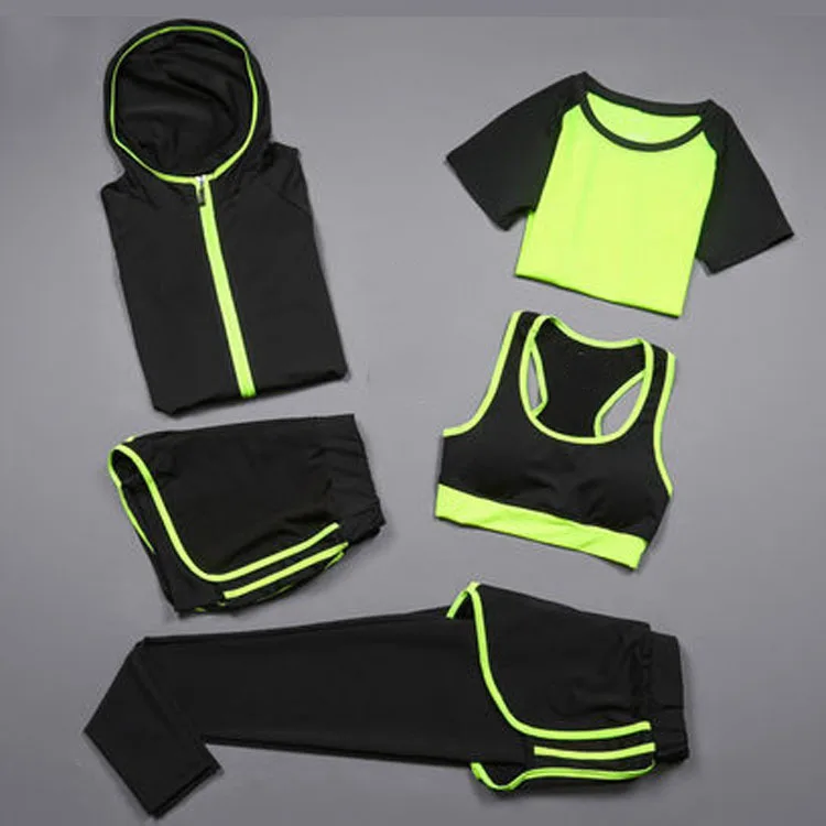 

Yoga clothing sports suit female 2019 new autumn and winter gym running quick-drying clothes professional fitness suit