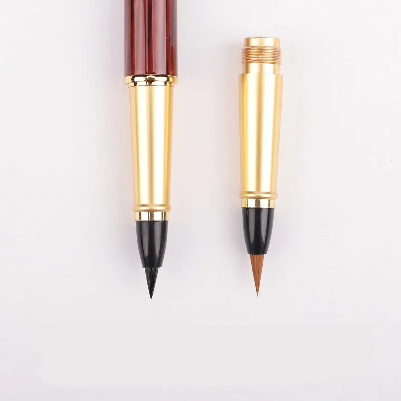 

Soft Hair Pen Style Calligraphy Brush Small Regular Script Calligraphy Brush Weasel Hair Beginner Special Practice Fountain Pen