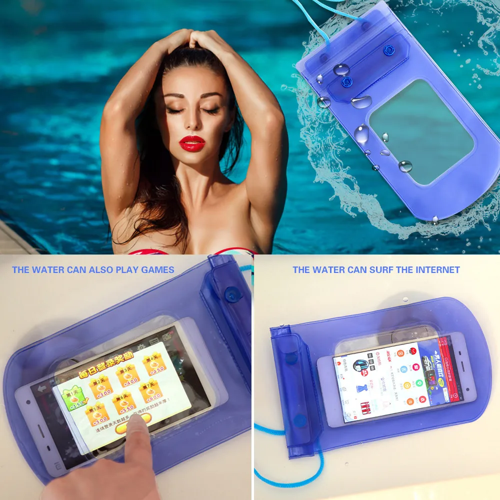 100% Sealed Waterproof Bag Case Pouch