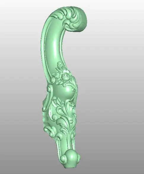 

3D model STL format file for cnc router engraving furniture sofa cabinet chair leg pattern Artcam 858