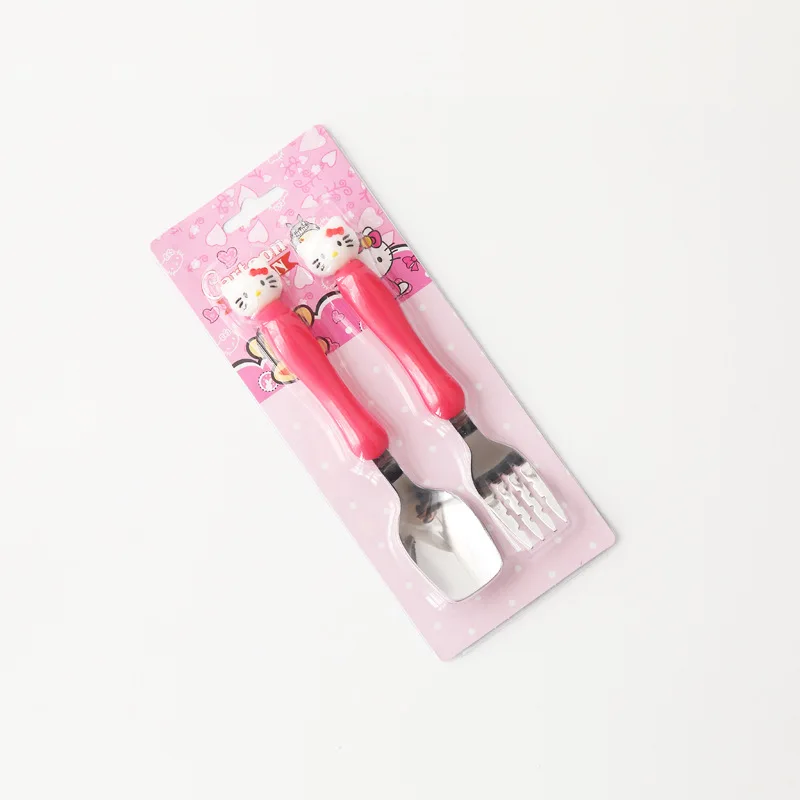 Прекрасный мультфильм Нержавеющая сталь Обезьяна морковь вилка дети столовая