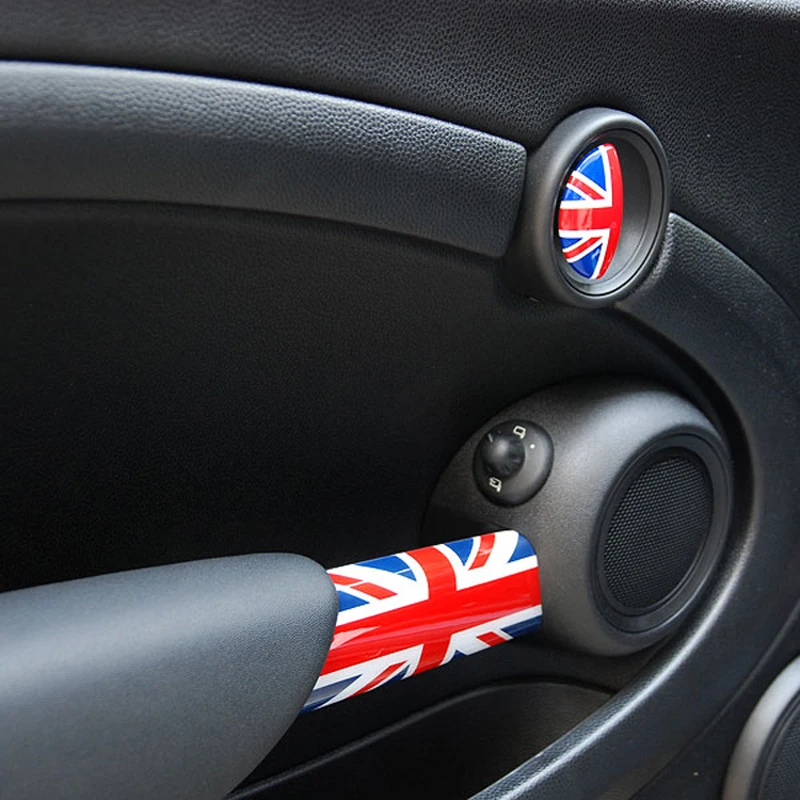

2pcs/set Car Interior Door Handle Knob Cover Sticker Protection for Mini Cooper JCW R55 Clubman R56 Car Accessories