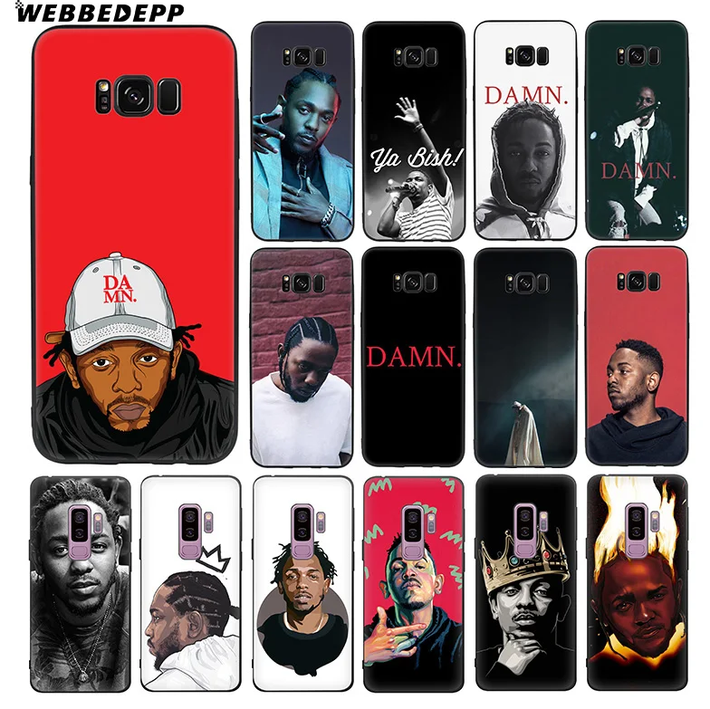 WEBBEDEPP Kendrick Lamar Soft TPU Silicone Case for Samsung Galaxy S10 S10e S9 S8 Plus S7 S6 Edge &amp J6 |