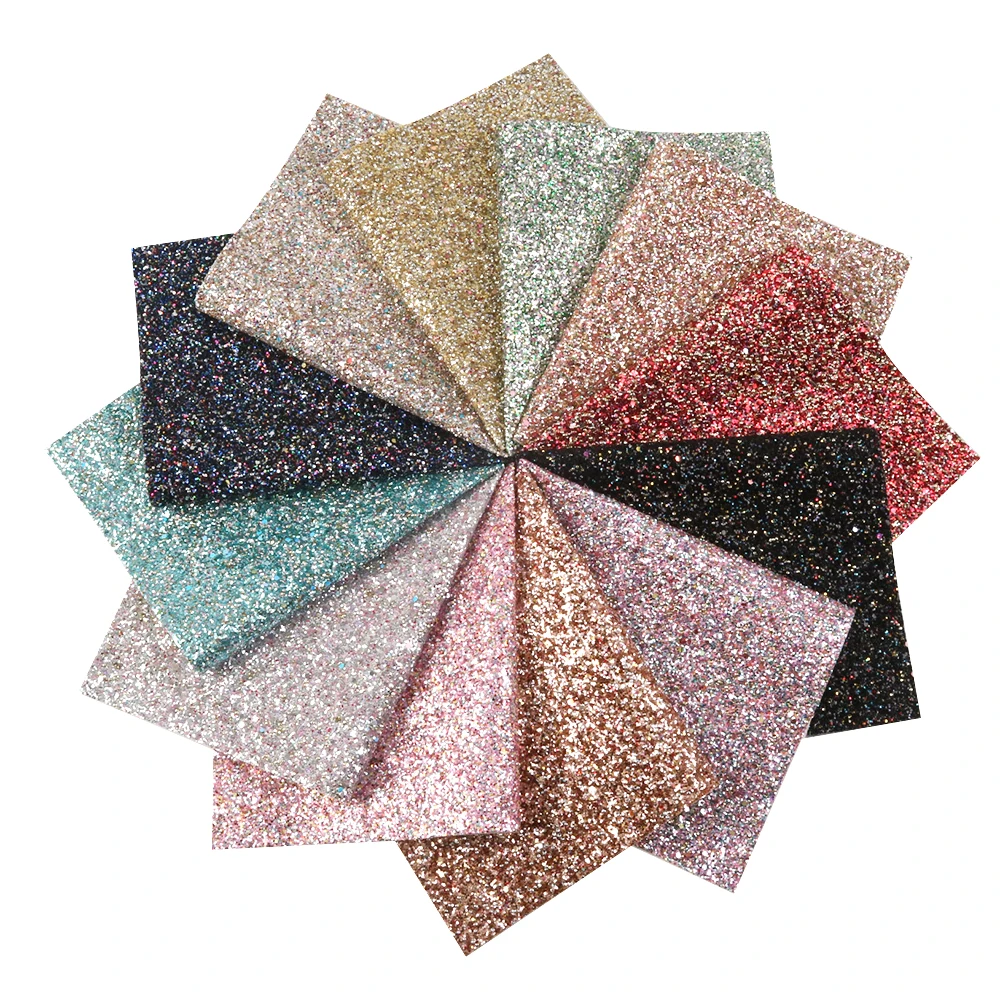 

David accessories 20*34cm glitter faux artificial Synthetic leather fabric hair bow diy decoration crafts 1piece,1Yc6896