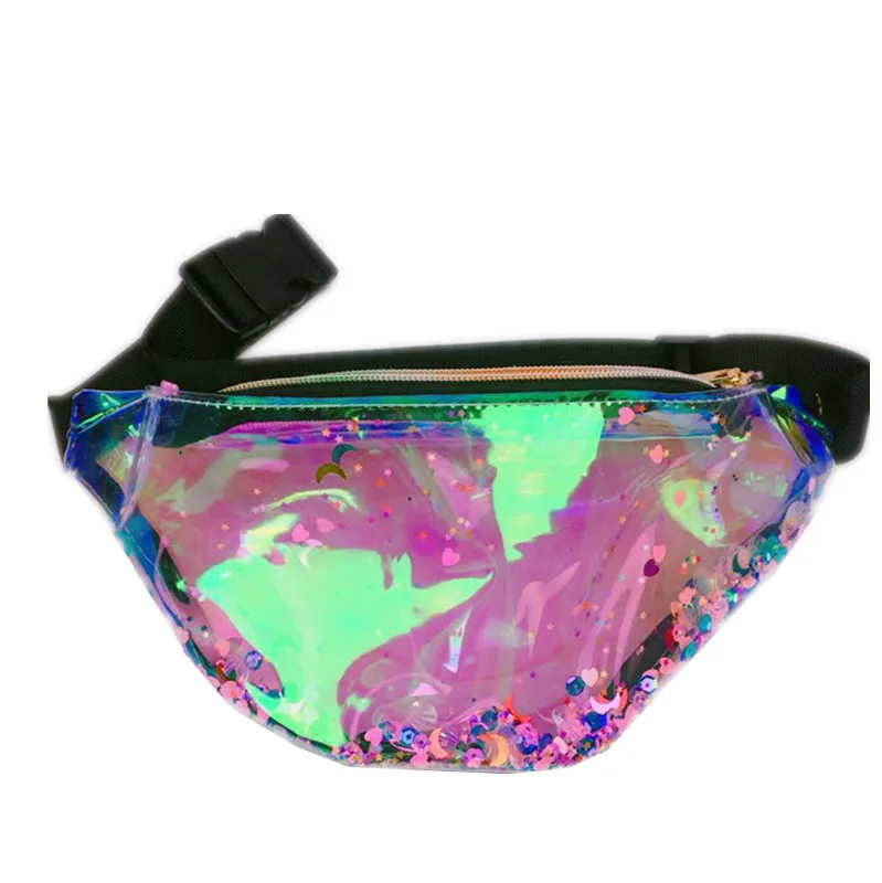 LXFZQ Новый 2019 поясная сумка fanny pack для женщин сумки лазерный кошелек полупрозрачные Светоотражающие грудь поясная сумка для женщин ремень