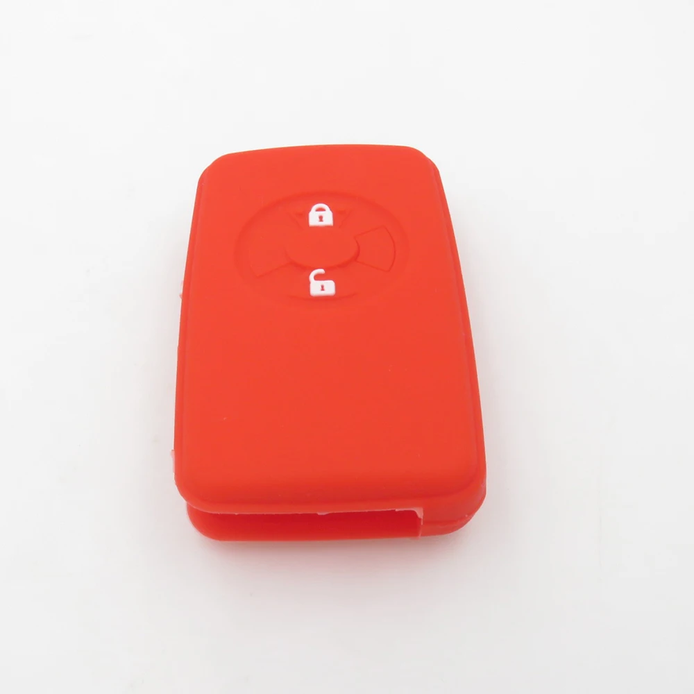 Xinyuexin силиконовый чехол для автомобильного ключа Toyota Camry Avalon Smart Remote Car Key Jacket Wallet