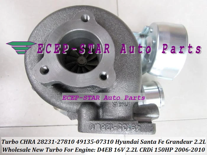 Turbocharger Turbo TF035 28231-27810 49135-07310 49135-07311 49135-07312 For HYUNDAI Santa Fe Grandeur CRDi D4EB 2.2L (5)