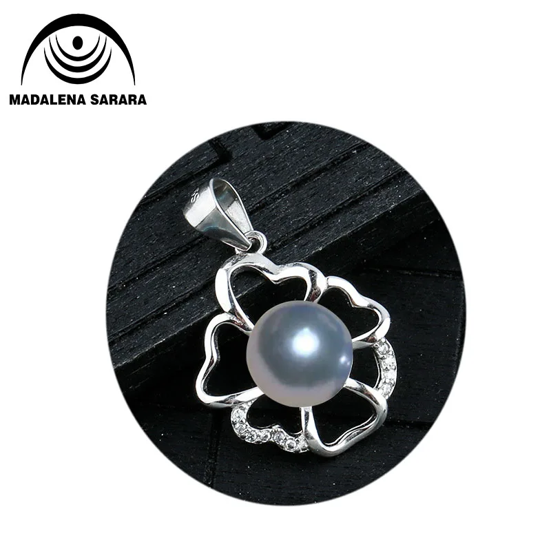 MADALENA SARARA серебро 925 пробы и пресноводный жемчуг класса ААА кулон ожерелье сердце