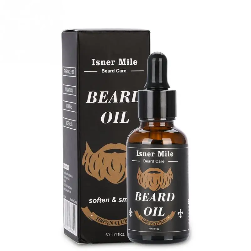 

Natural Argan Bread Oil Conditioner Beard Wax balm Hair Shaping Oil Mustache Moisturizing Smoothing For Groomed Beard Growth