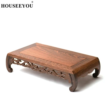 

Incense Burner Base Platform Place Pedestal Solid Wood Chicken Wing Wooden Rectangle Not Crack Deform Home Office Table Deors