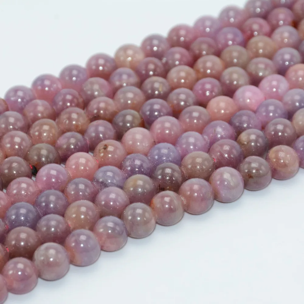 Natural Precious Stone Red Ruby Loose Round Beads 7mm-in Beads from