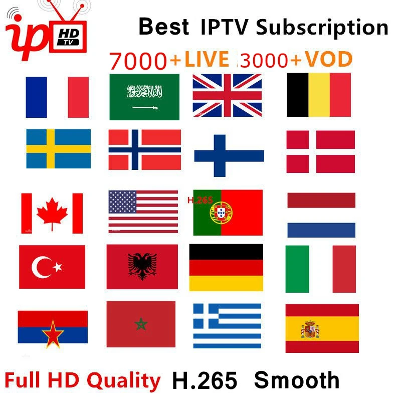 

IPTV Subscription Arabic Europe French Italian Polish Albania UK Spanish Sports IPTV Code M3U mag free test GTplayer APK TV Box