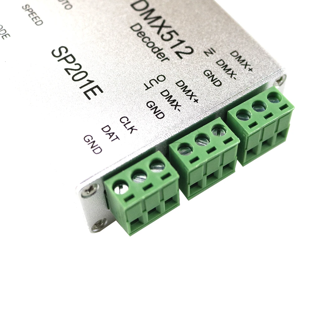 Декодер SP201E DMX512 ws2812B ws2801 WS2811 1903 DMX dmx512 Красный зелёный синий светодиодный
