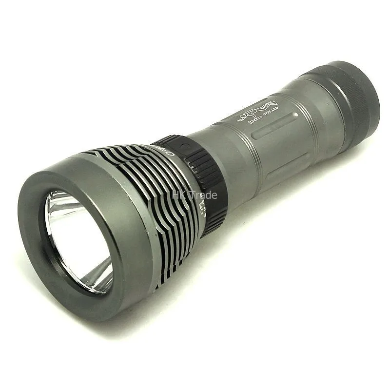 

Q2 High quality Professional Diving 1800 Lumen 12W Cree XM-L T6 LED 100m Diving Flashlight Torch Light