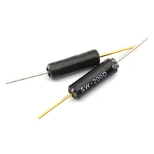 10 шт. SW-200D переключатель вибрации шаровой выключатель, срабатывающий при наклоне двойные бусины датчик угла
