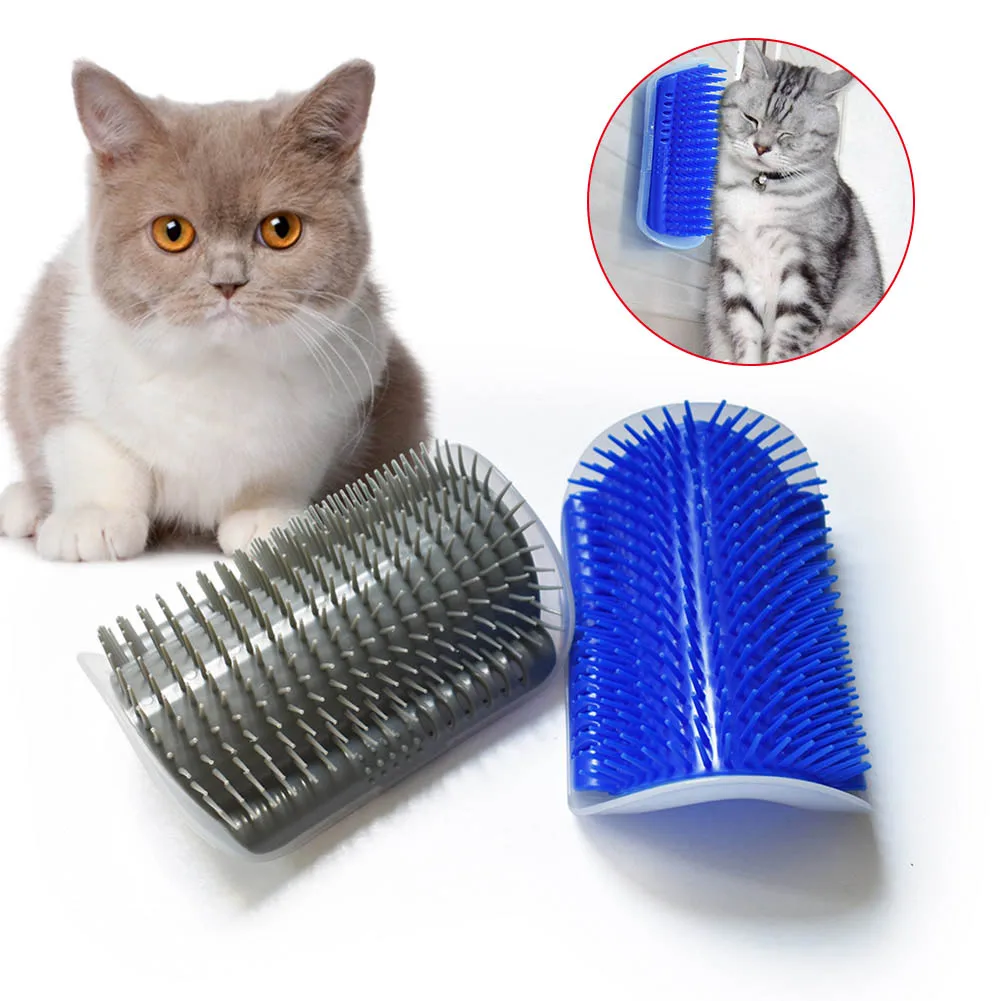 Buy Cat Massage Brush Comb Wall Corner Self Groomer