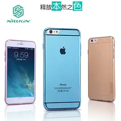 Nillkin Ультра тонкий прозрачный Nature TPU чехол для iPhone 6 S Plus (5.5 ") 0.6 мм S линии ясности TPU Жесткий Мягкий Назад для iPhone 6 plus