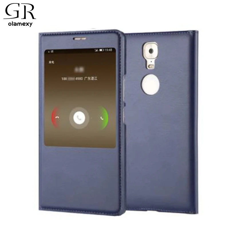 

for Allview P9 Energy Windows Visible Flip PU Leather mobile phone case cover Foldable shell bags coque funda free shipping