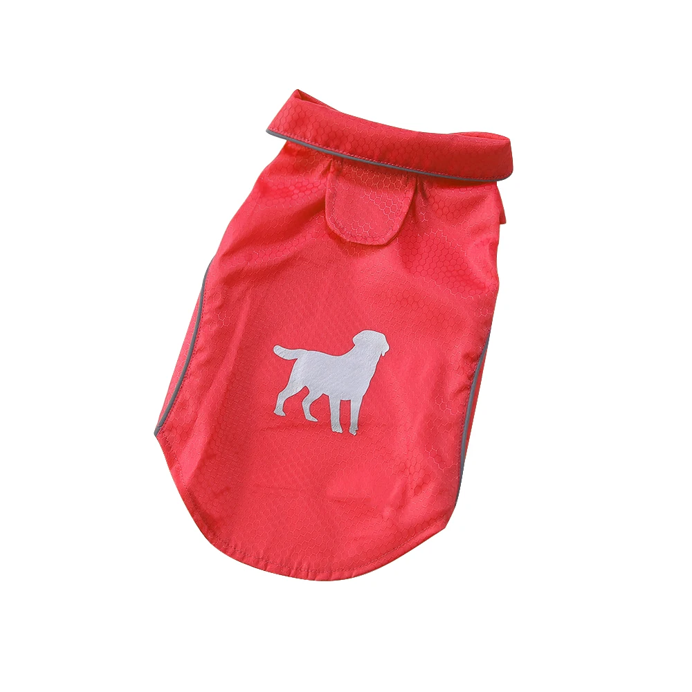 S/M/L/XL летний плащ для собак дождевик для собаки куртка для собаки дождевик водонепроницаемый плащ светоотражающий