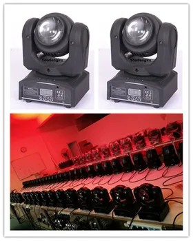 

6 pieces Mini Lighting for Club DJ Party led 40w mini beam moving head stage light rgbw led moving beam light