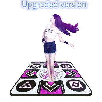 

KL Dance Pad English Menu 11 mm Thickness Dancing Pads Single Fitness Yoga Mat With 2 Remote Controller Sense Game For PC TV