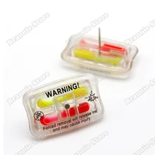 1000 шт./лот одежды чернильная Бирка EAS электронного отслеживания товаров, при заказе от предупреждение физические идентификаторы устройств для одежды для магазина розничной торговли без частоты прозрачный цвет