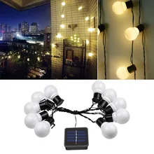 Садовый светильник светодиодный на солнечных батареях 2,5 м 5 м oswietlenie ogrodowe 10 20 светодиодный S водонепроницаемый домашний декоративный ламповый светильник наружный светильник ing